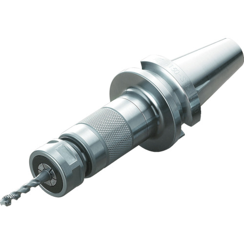 BT柄的NT工具工具，高度可调节的同步加速器水龙头支架，小腿BT40，105L
具有简单刀具长度调整的同步水龙头支架 BT40-STM8-105