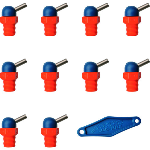 Loc-Line 1/4“ CT HPT喷嘴φ4.1x 12.7毫米用螺钉x 10 NL79074