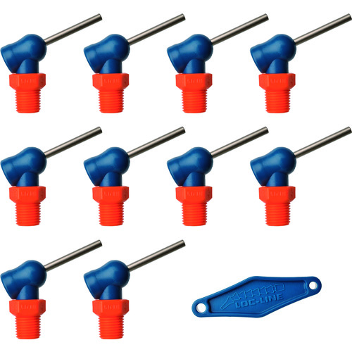 Loc-Line 1/4“ XR HPT喷嘴φ1.6x 31.8毫米用螺钉x 10 NL79083