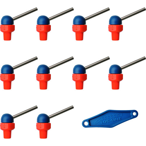 Loc-Line 1/8“ CT HPT喷嘴φ2.2x 31.8毫米用螺钉x 10 NL79017