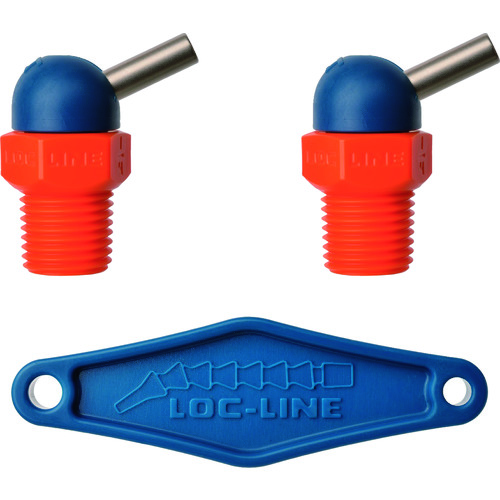 Loc-Line 1/4英寸CT，HPT喷嘴φ4.1mmx 12.7mm用螺钉x 2 NL72074