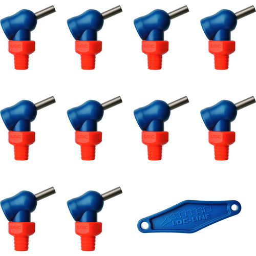 Loc-Line 1/8“ XR HPT喷嘴φ4.1x 12.7毫米用螺钉x 10 NL79054