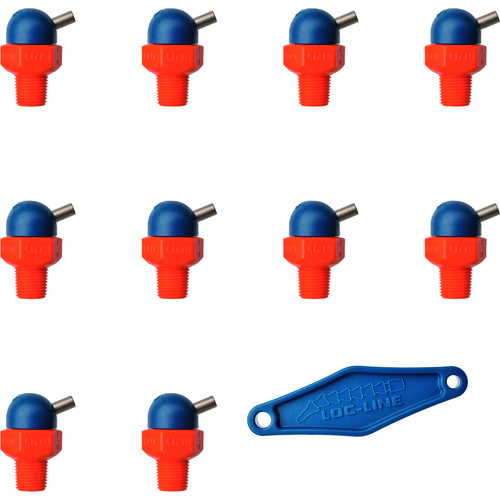 Loc-Line 1/8“ CT HPT喷嘴φ2.2x 6.4毫米螺丝x 10 NL79015