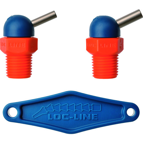 Loc-Line 1/4英寸CT，HPT喷嘴φ2.2mmx 12.7mm用螺钉x 2 NL72066