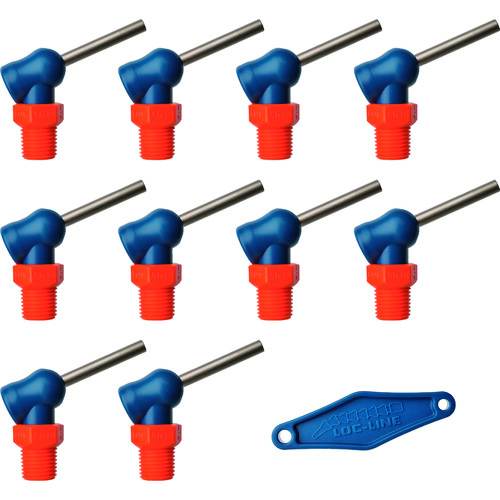 Loc-Line 1/4“ XR HPT喷嘴φ4.1x 31.8毫米用螺钉x 10 NL79095