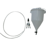 FUSO容器CT-E4.0C3 4.0升3轴检查器，悬挂支架，包括液体软管
液体罐 CT-E4.0C3