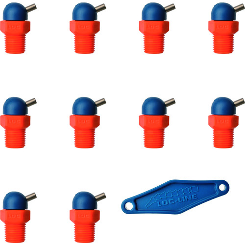 Loc-Line 1/4英寸CT HPT喷嘴φ2.2x 6.4mm用螺钉x 10件 NL79065