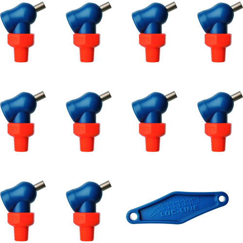 Loc-Line 1/8“ XR HPT喷嘴φ4.1x 6.4毫米用螺钉x 10 NL79053