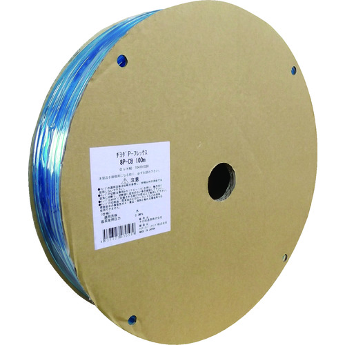 Chiyoda聚氨酯管P屈曲管CB（透明蓝色）8mm/100m 8P-CB 100M