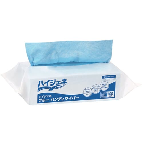 点击查看大图 Nippon Paper Crecia High Gene 蓝色方便擦拭布 62102 100 张 x 16 包