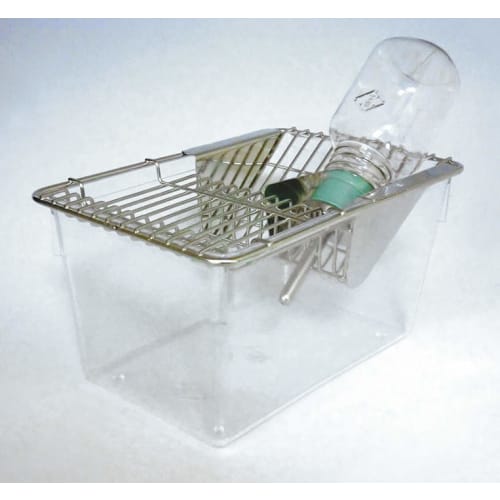 TPX 制作的鼠笼，带主体盖和水瓶 TP-107