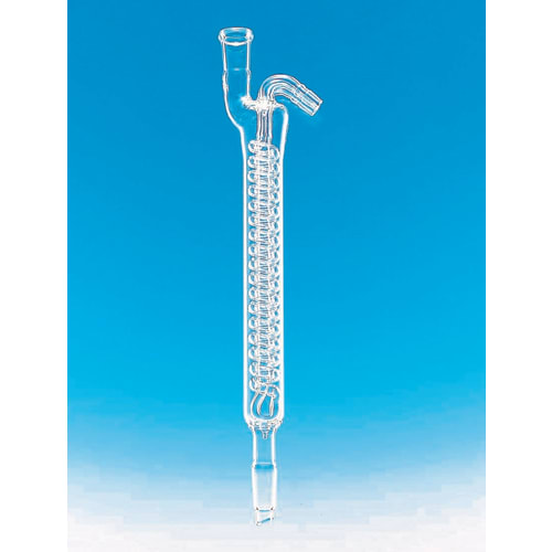 精细透明普通滑动Zimroth冷却器，筒长200mm，上母15/25，下公15/25