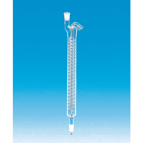 精细普通滑动 Zimroth 冷却器，气缸长度 200mm，上内螺纹 15/25，下外螺纹 15/25