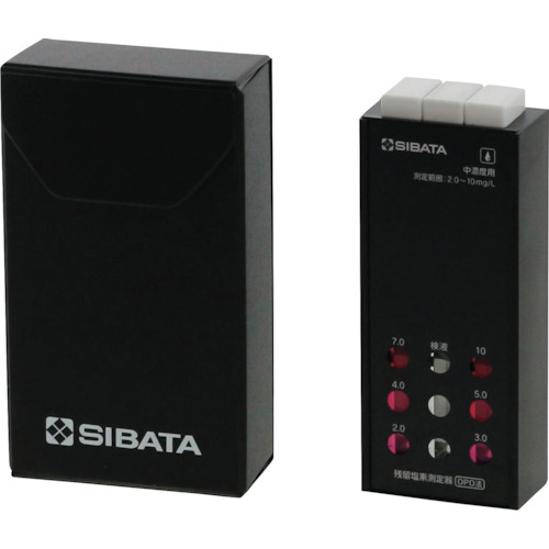 ＳＩＢＡＴＡ　残留塩素测定器　中浓度用　080540-523