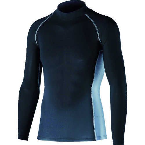 otafuku，凉爽而除臭，功率伸展长袖高脖子衬衫，白色，S，JW-625-WH-S