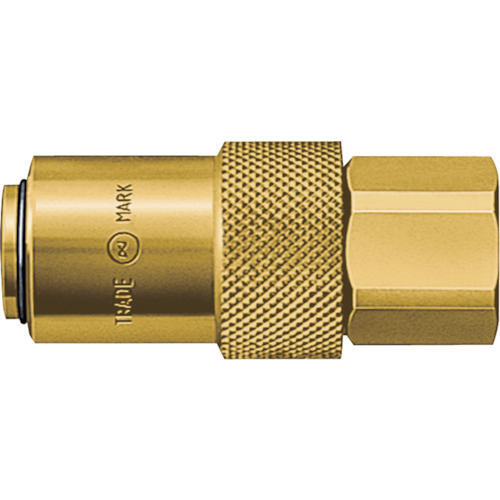 nitto模具耦合器（用于  线程安装）K02SF主要侧安装尺寸R1/4（80274）K-02SF Brass NBR NBR