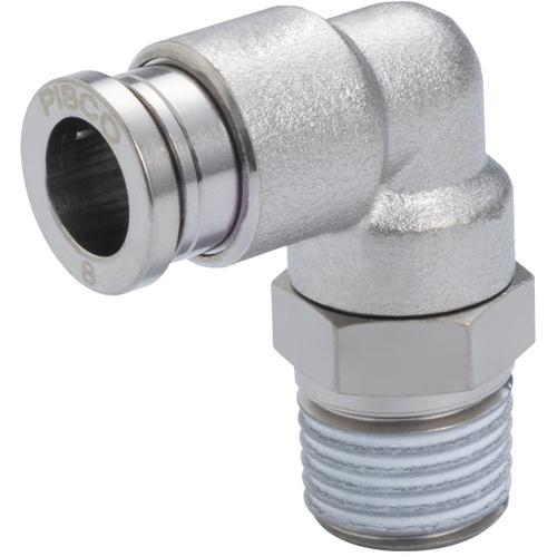 Pisco Tube Tube拟合黄铜肘管4螺钉R1/4橡胶Hnbr hnbr no Cover Kl4-02-1