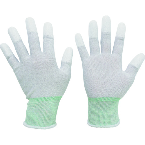 Midori安全静态扩散手套（指尖涂层）MCG-801N M 10件MCG801N-M