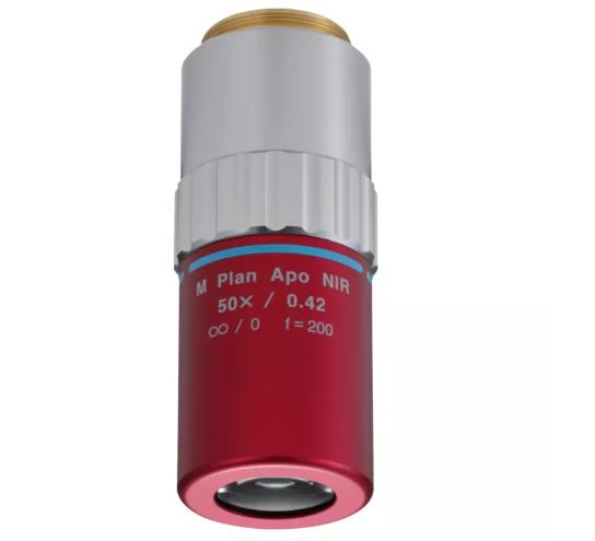 日本三丰M Plan APO NIR 50x, 平场复消色差物镜  M Plan APO NIR 50x，用于近红外范围明场观察的物镜
