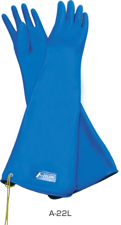 日本HANAKIA防氢氟酸手套F-TELON防王水手套A-22L盐酸实验室TOWA